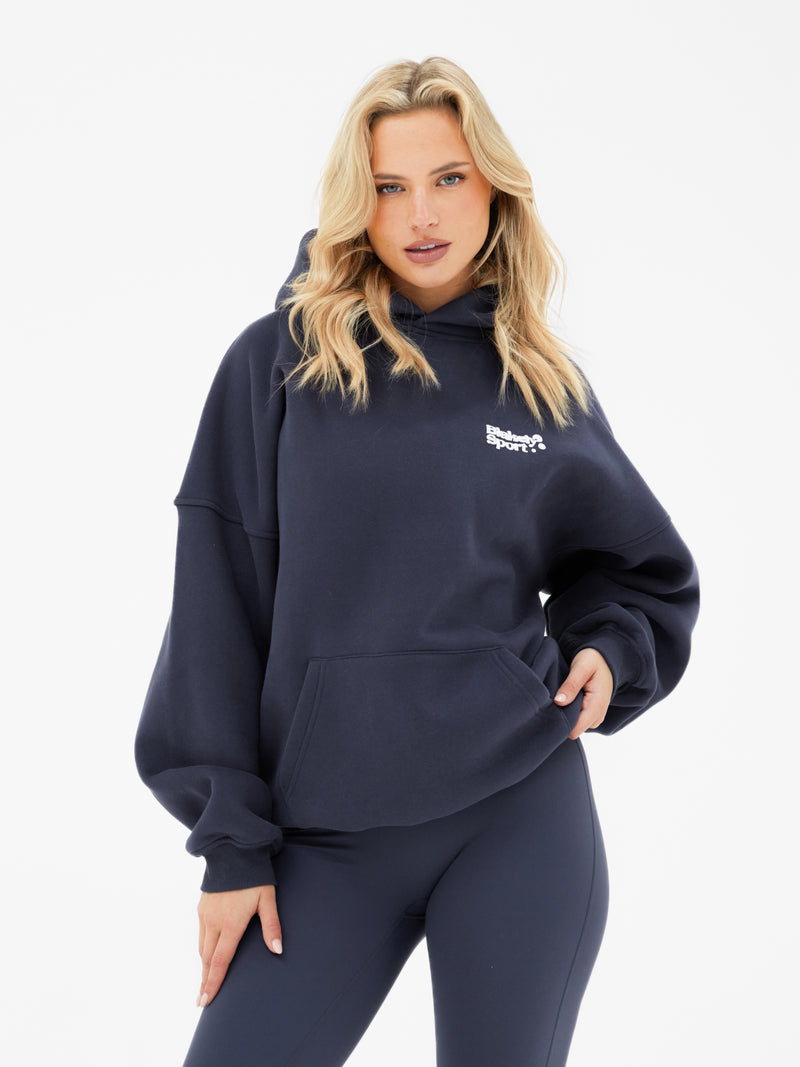 Motion Oversized Hoodie - True Navy