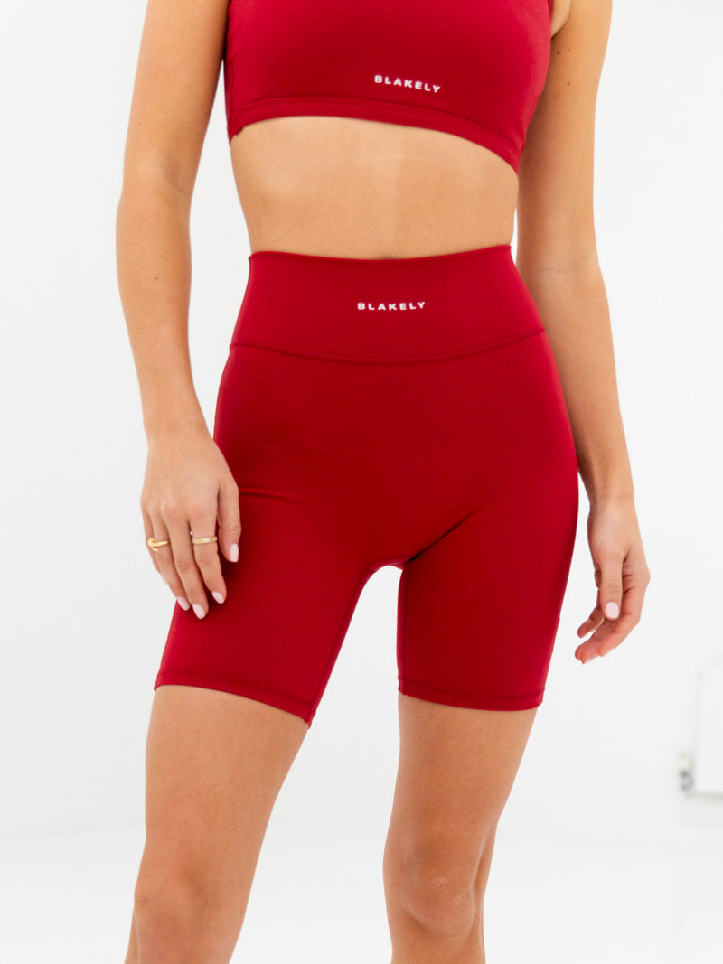 Ultimate Active Shorts - Cherry Red