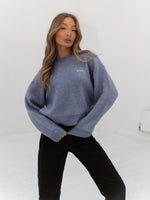 Elara Knitted Jumper - Blue