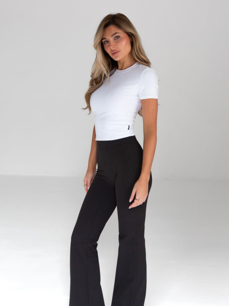 Alessia Flared Trousers - Black