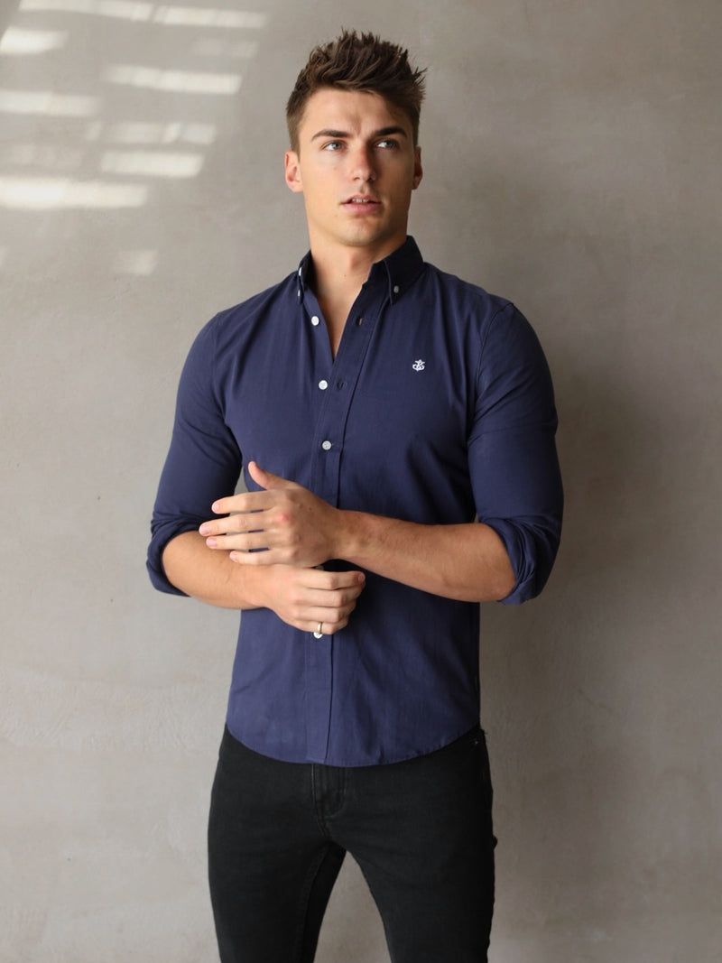 Chancery Slim Fit Shirt - Navy