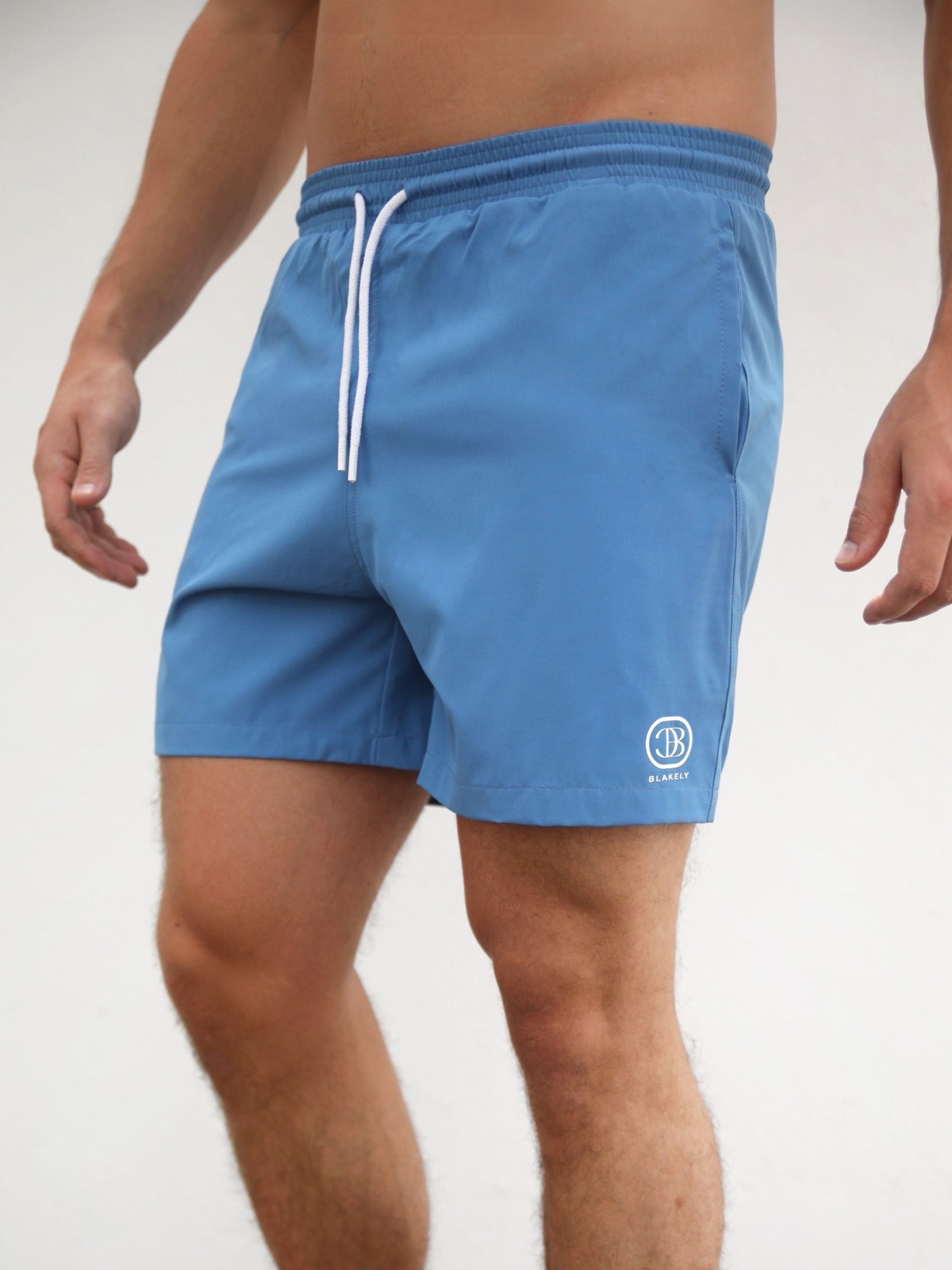 Baby blue swim shorts online