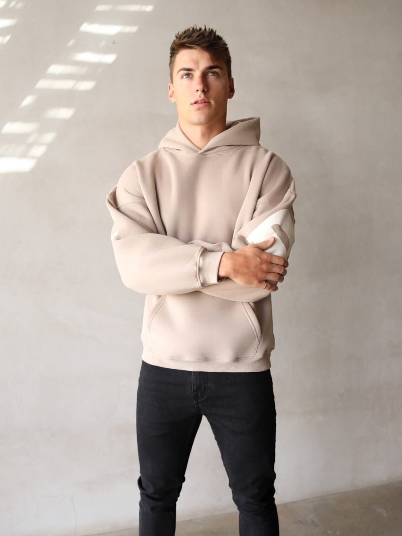 BLKLY Relaxed Hoodie - Tan