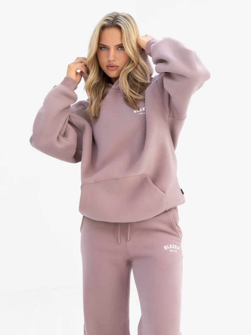 Heritage Oversized Hoodie - Dusty Pink