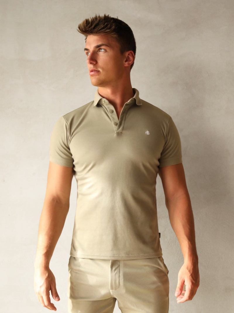 Sorrento Polo Shirt - Light Khaki