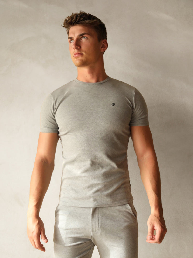 Sorrento T-Shirt - Marl Grey