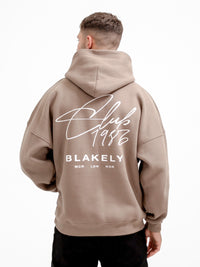 Club Relaxed Hoodie - Brown