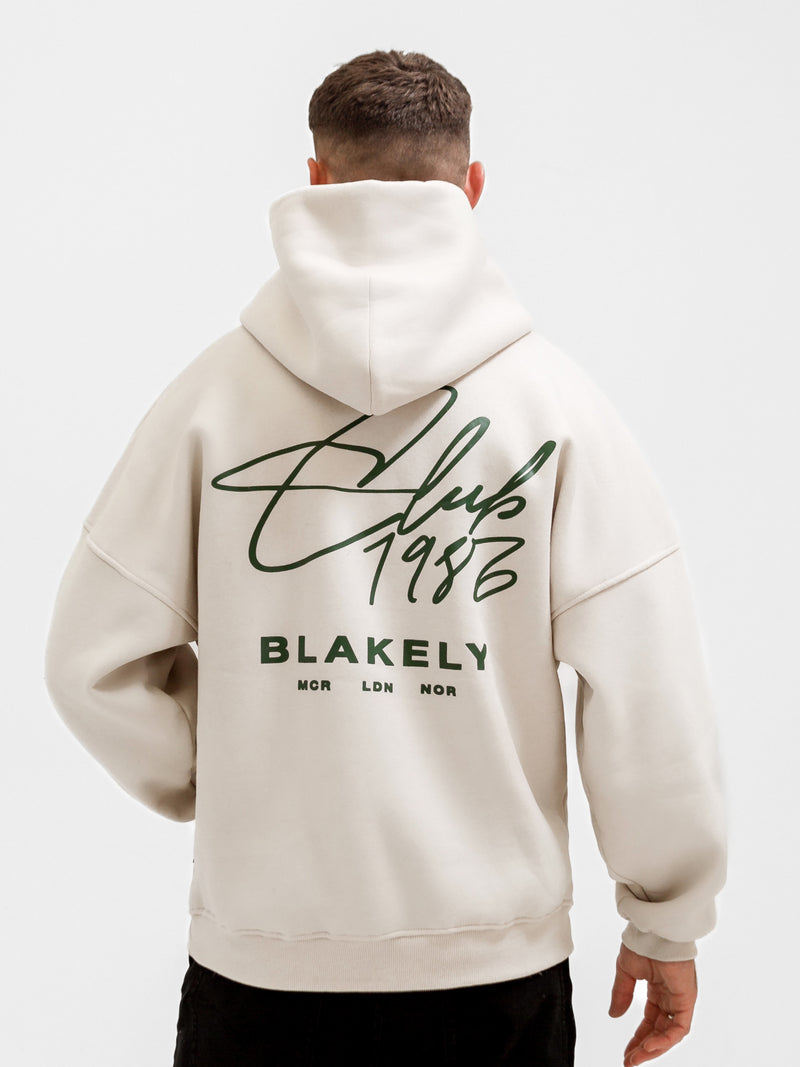 Club Relaxed Hoodie - Chalk