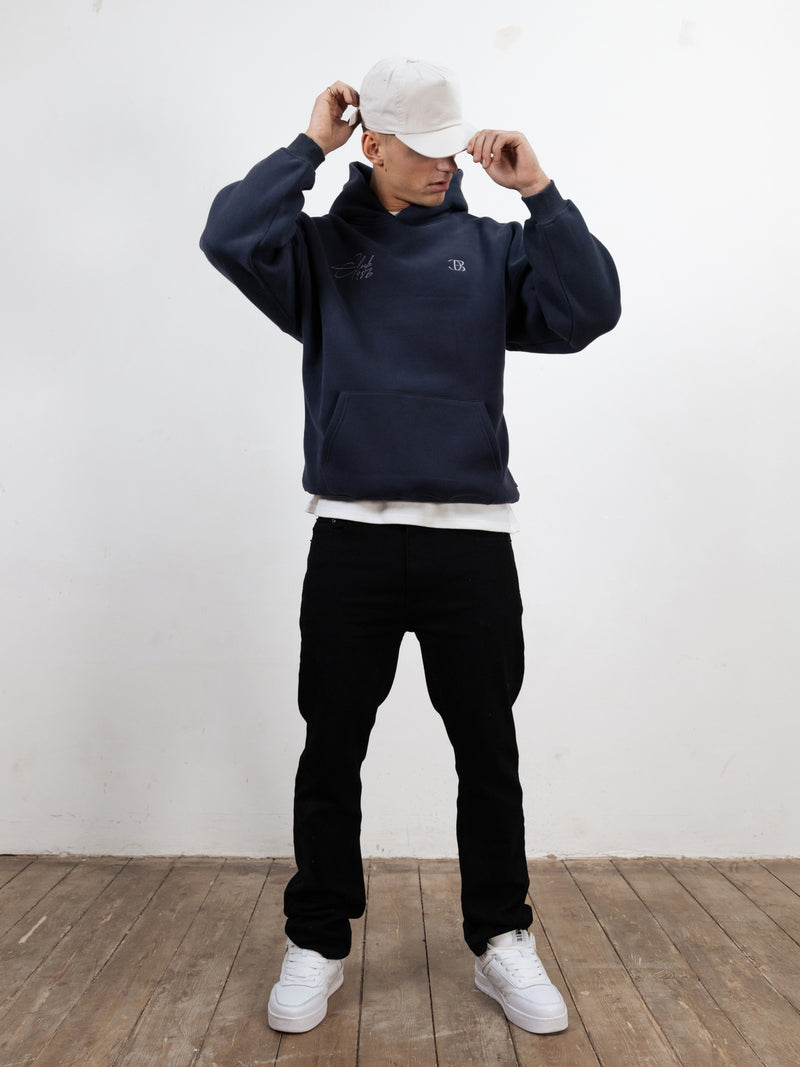 Club Relaxed Hoodie - Navy