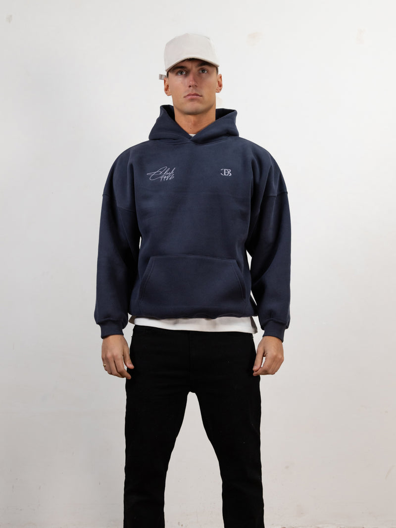 Club Relaxed Hoodie - Navy