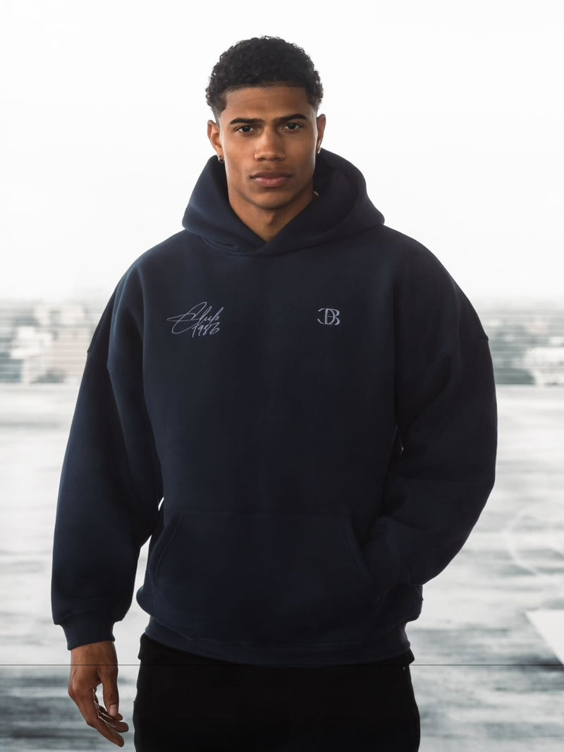 Club Relaxed Hoodie - Navy