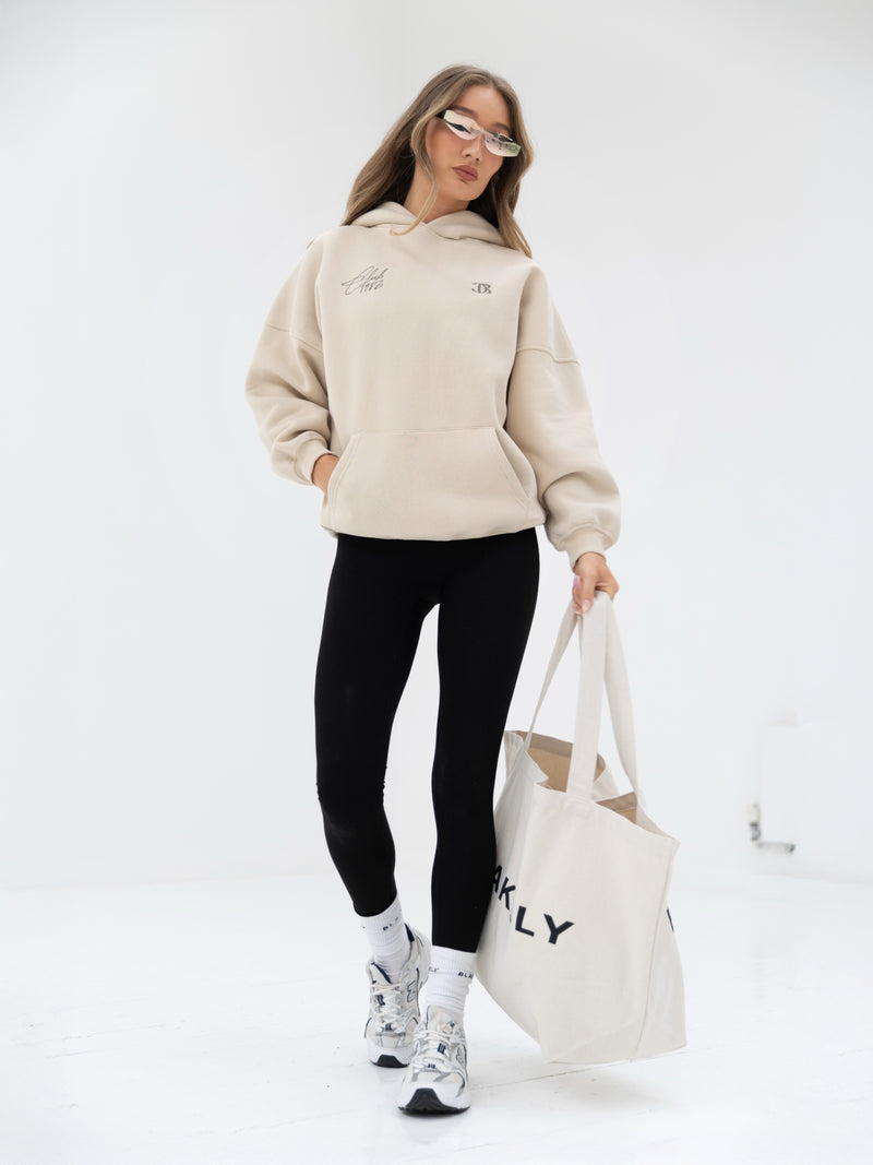 Club Oversized Hoodie - Bone