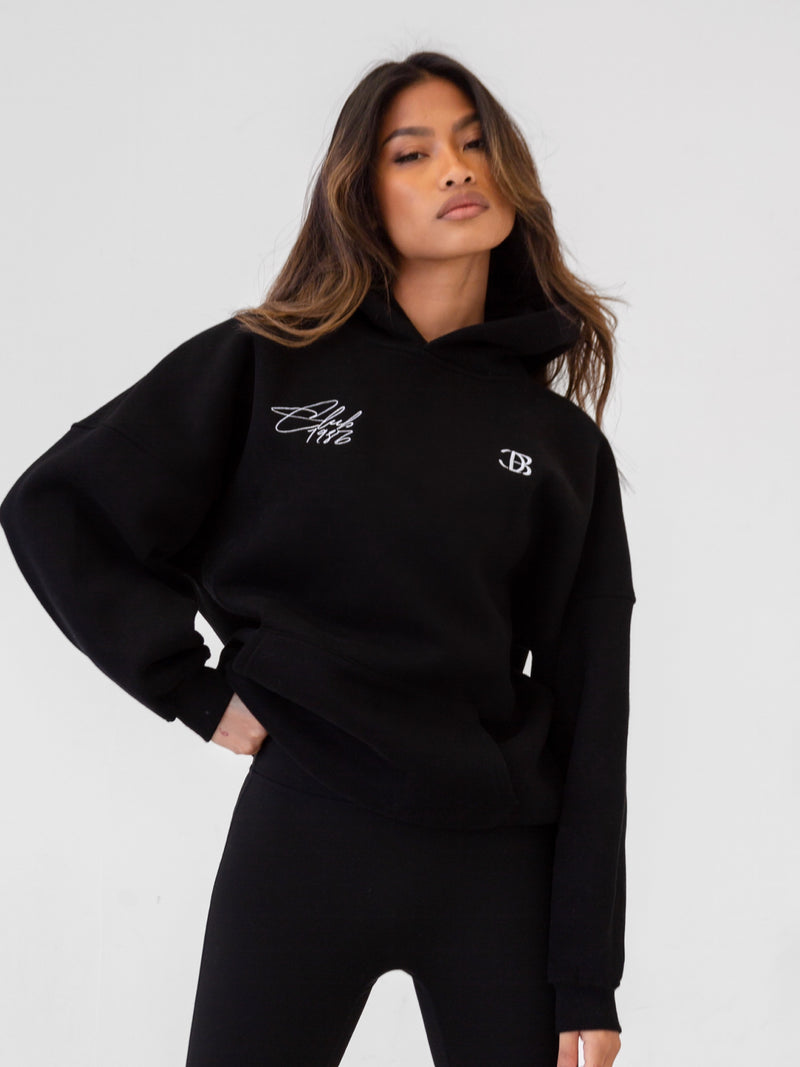 Club Oversized Hoodie - Black