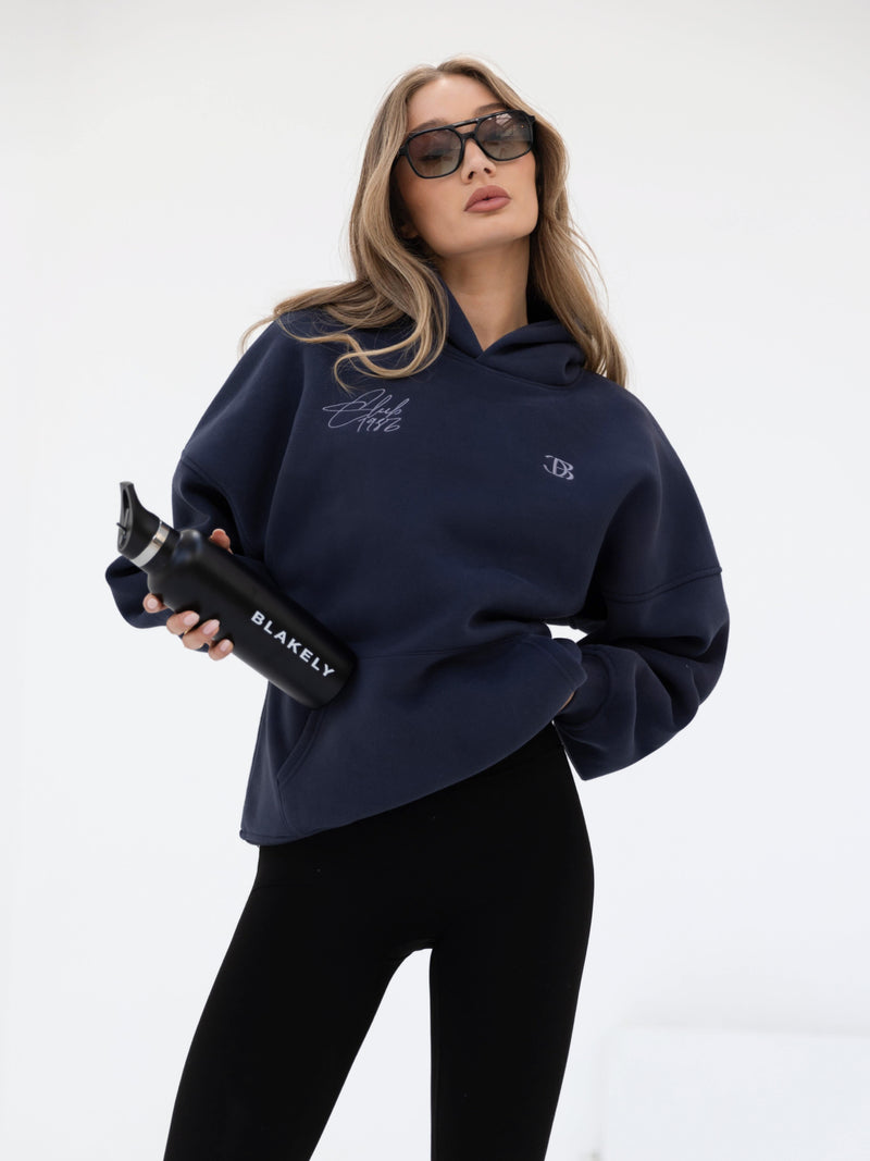 Club Oversized Hoodie - Navy