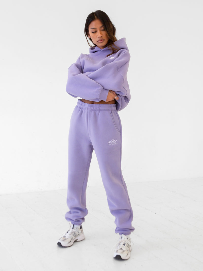 Club Oversized Hoodie - Violet