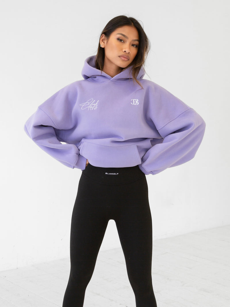 Club Oversized Hoodie - Violet