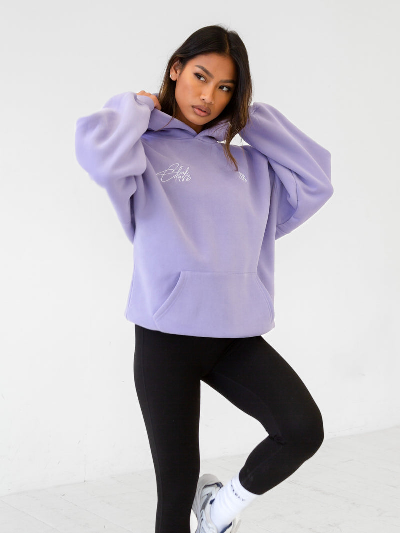 Club Oversized Hoodie - Violet