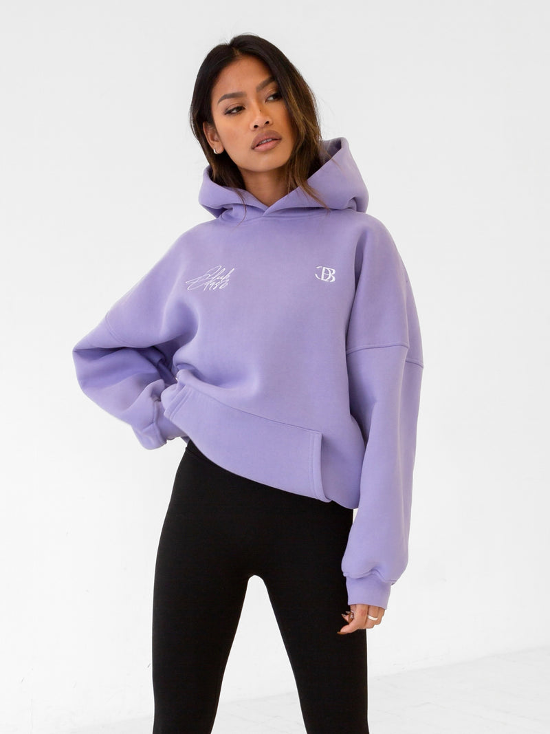 Club Oversized Hoodie - Violet