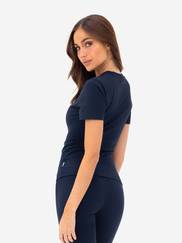 Lucia Baby Tee - Navy