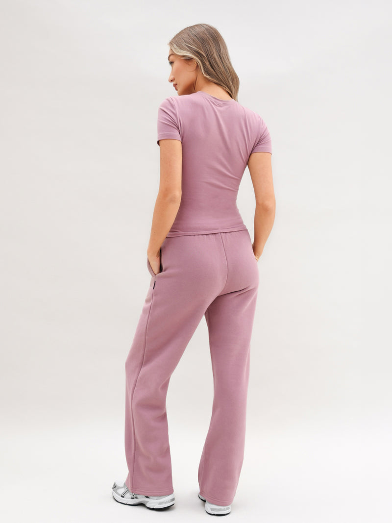 Blakely Basic Baby Tee - Dusty Pink