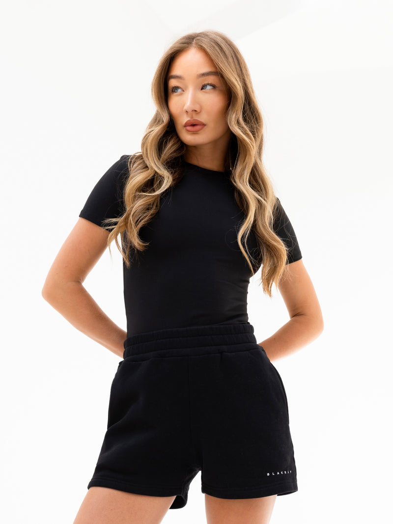 Lucia Baby Tee - Black
