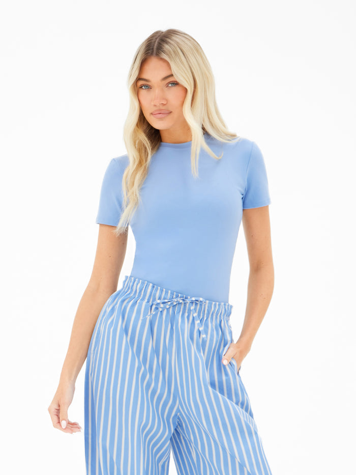 Lucia Baby Tee - Light Blue