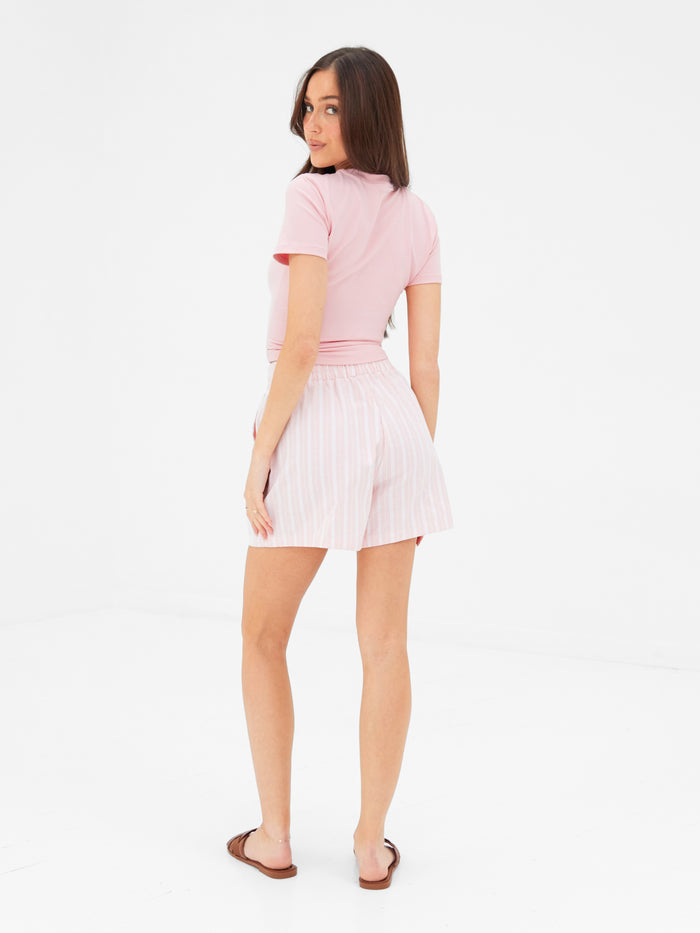 Lucia Baby Tee - Pastel Pink