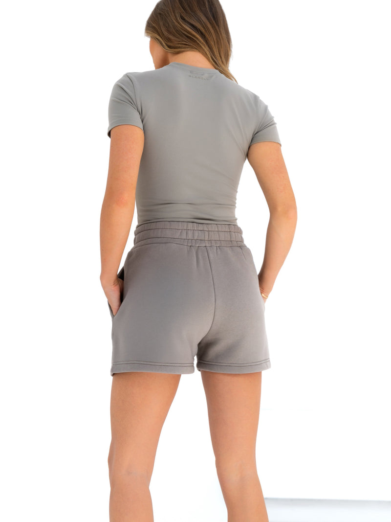 Lucia Baby Tee - Neutral Grey