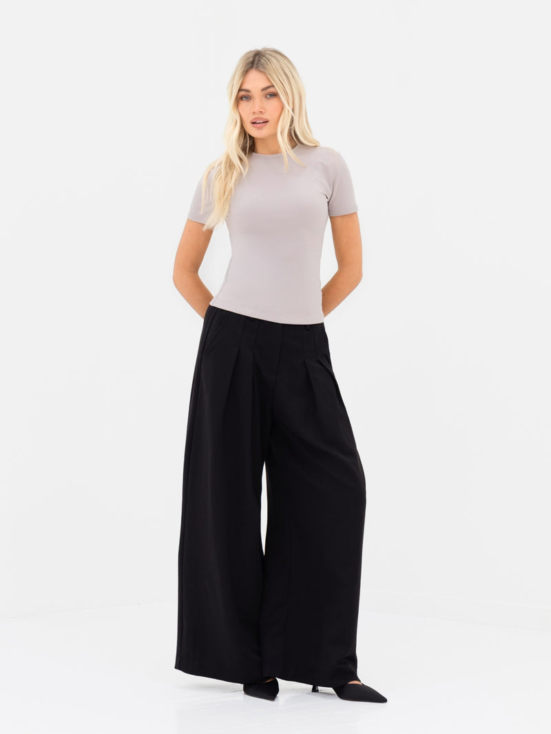 Lucia Baby Tee - Pebble