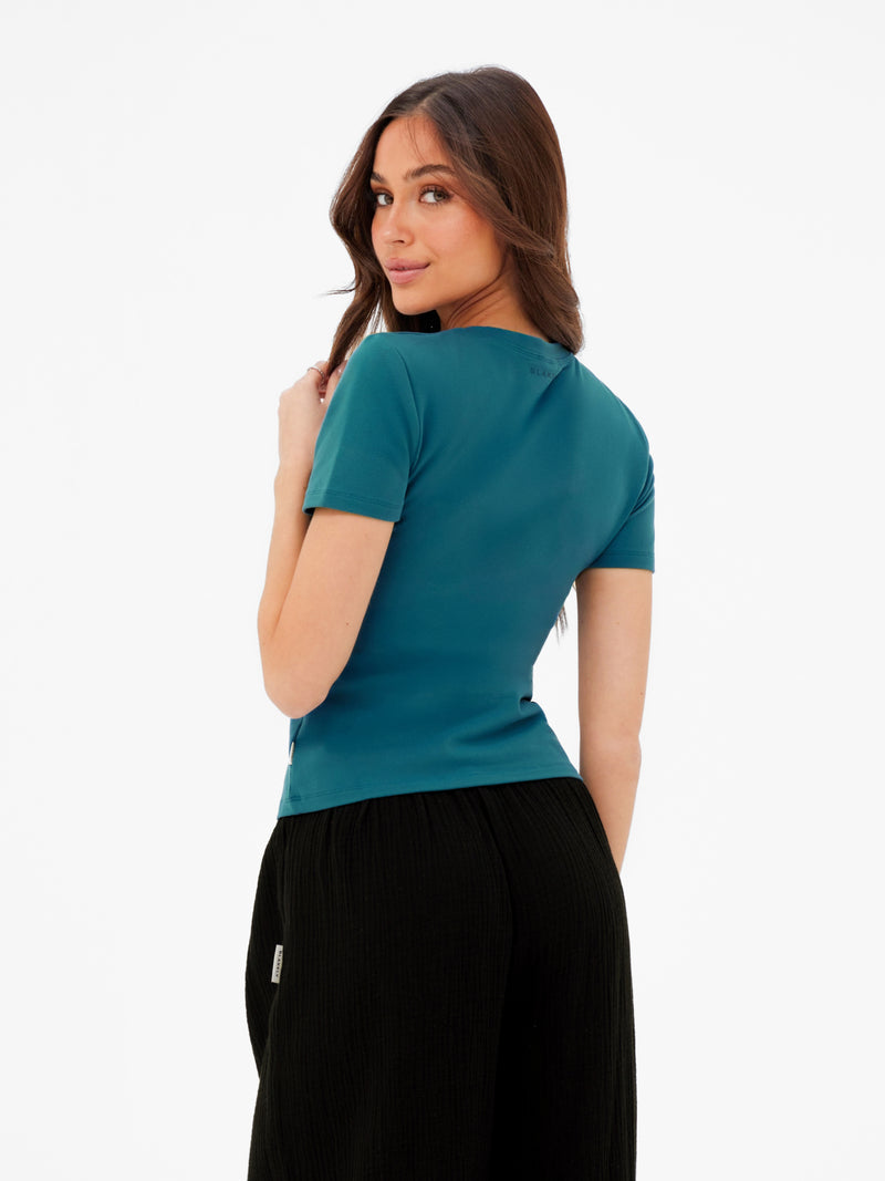 Lucia Baby Tee - Teal