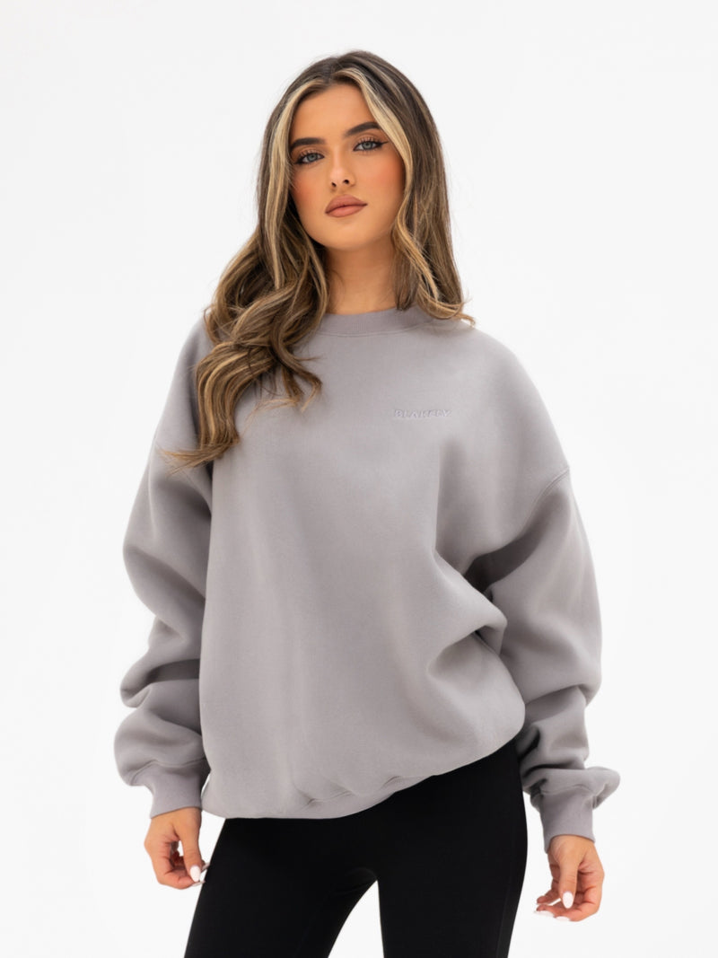Isla Oversized Jumper - Mid Grey