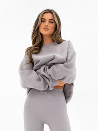 Isla Oversized Jumper - Mid Grey