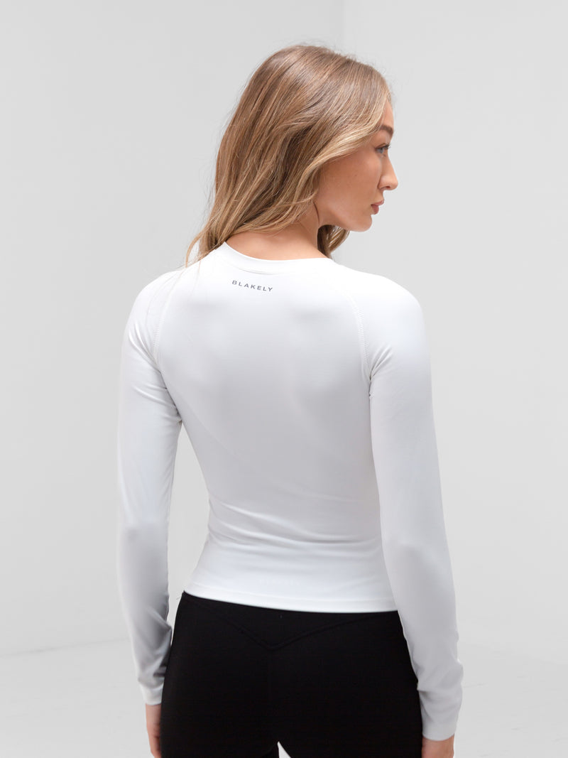 Apex Pro Long Sleeve Top - White