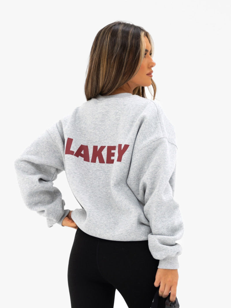 Kayla Oversized Jumper - Marl Grey