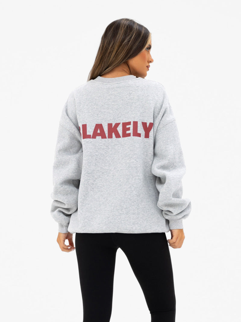 Kayla Oversized Jumper - Marl Grey