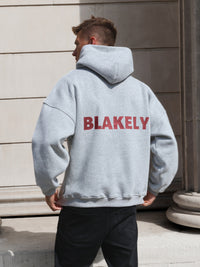 Declan Relaxed Hoodie - Marl Grey