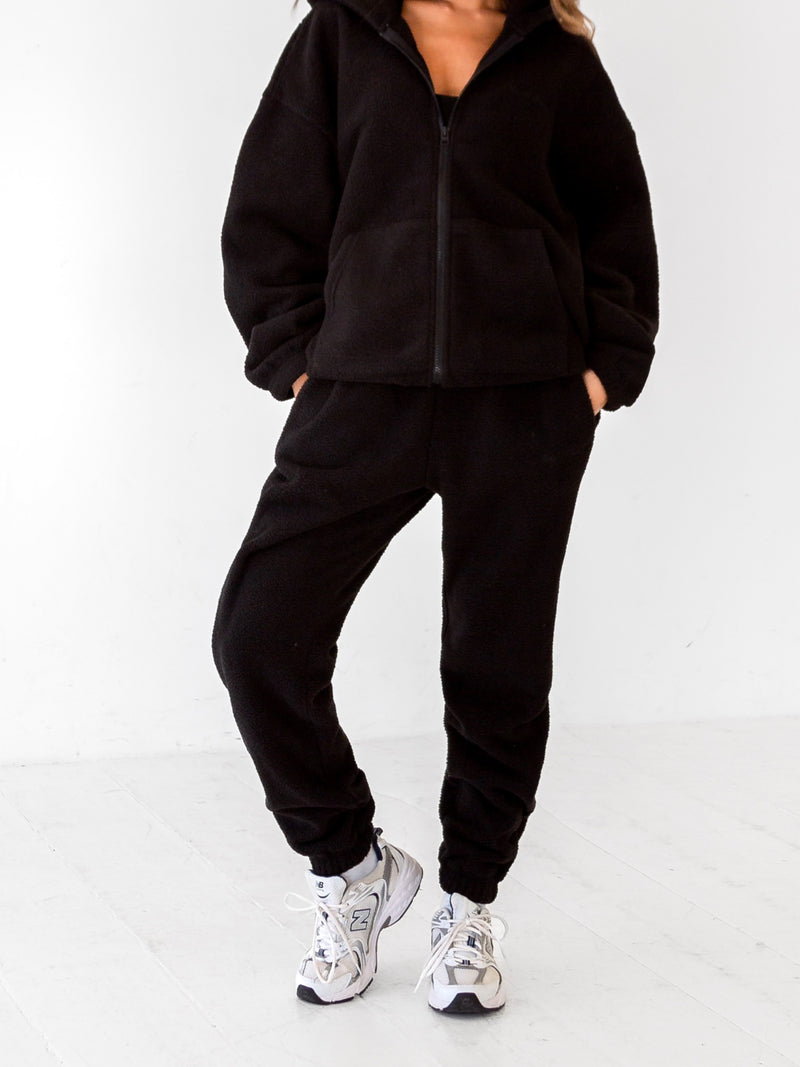 Borg Sweatpants - Black