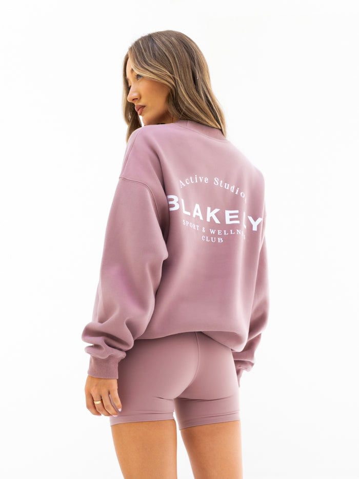 Active Studios Oversized Jumper - Dusty Pink