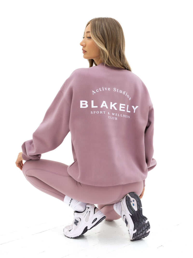 Active Studios Oversized Jumper - Dusty Pink