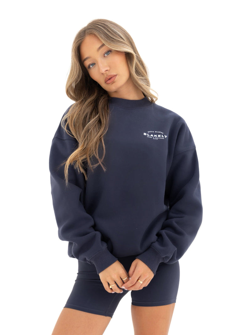 Active Studios Oversized Jumper - True Navy