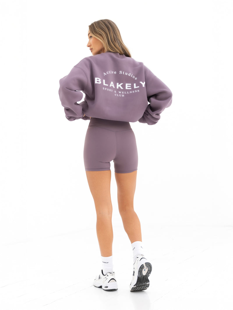 Active Studios Oversized Jumper - Grape