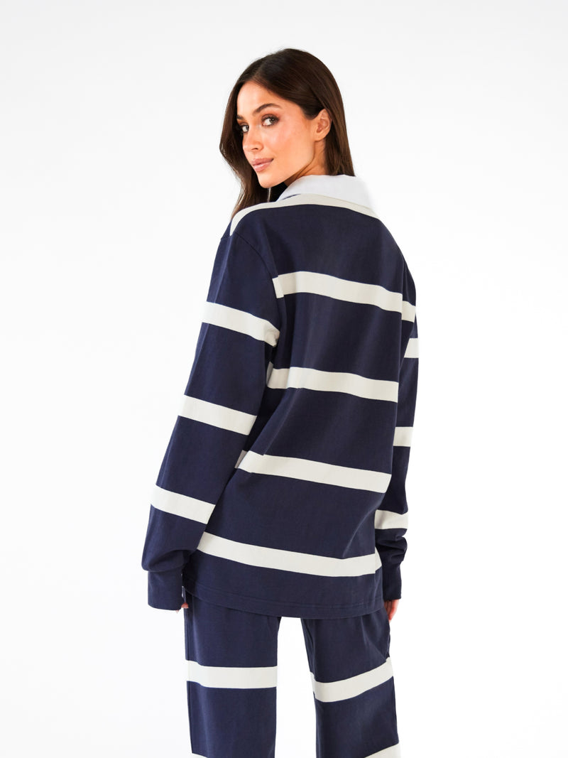 Tilly Rugby Shirt - True Navy