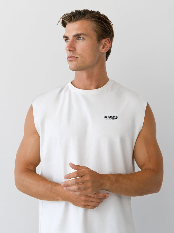 Apex Active Linear Vest - White