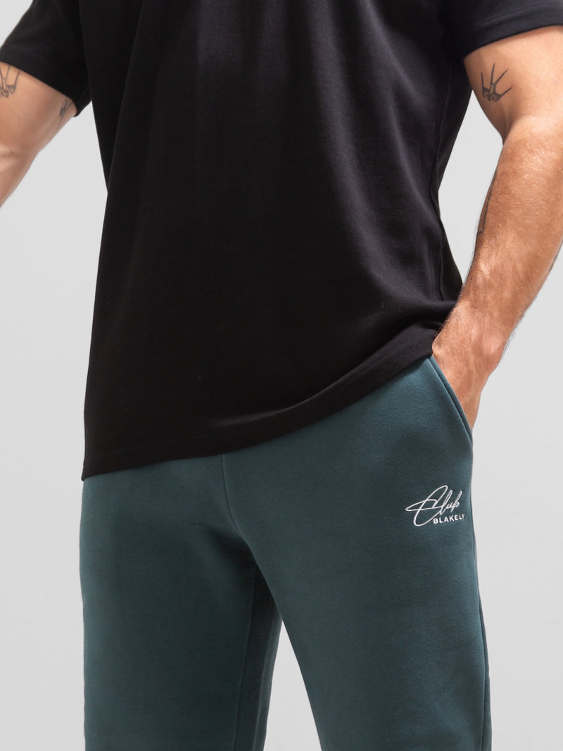 Club Relaxed Sweatpants - Teal Green