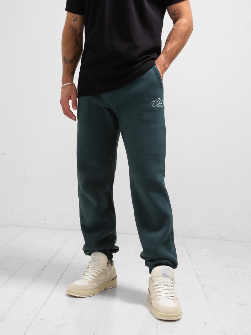 Club Relaxed Sweatpants - Teal Green