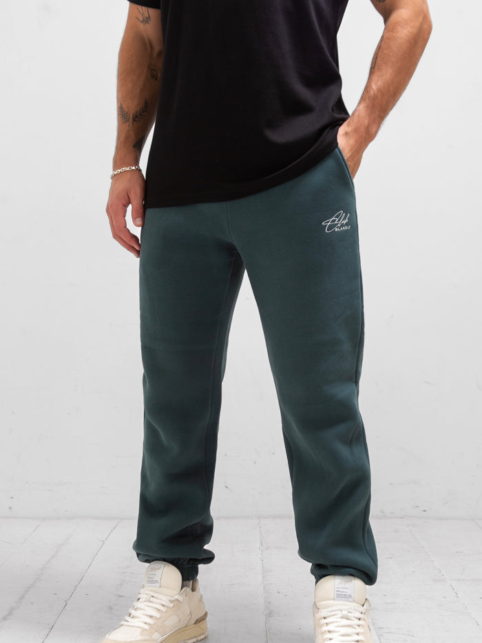 Club Relaxed Sweatpants - Teal Green