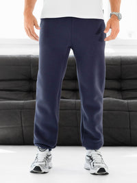 Blakely Basic Relaxed Cuffed Sweatpants - True Navy