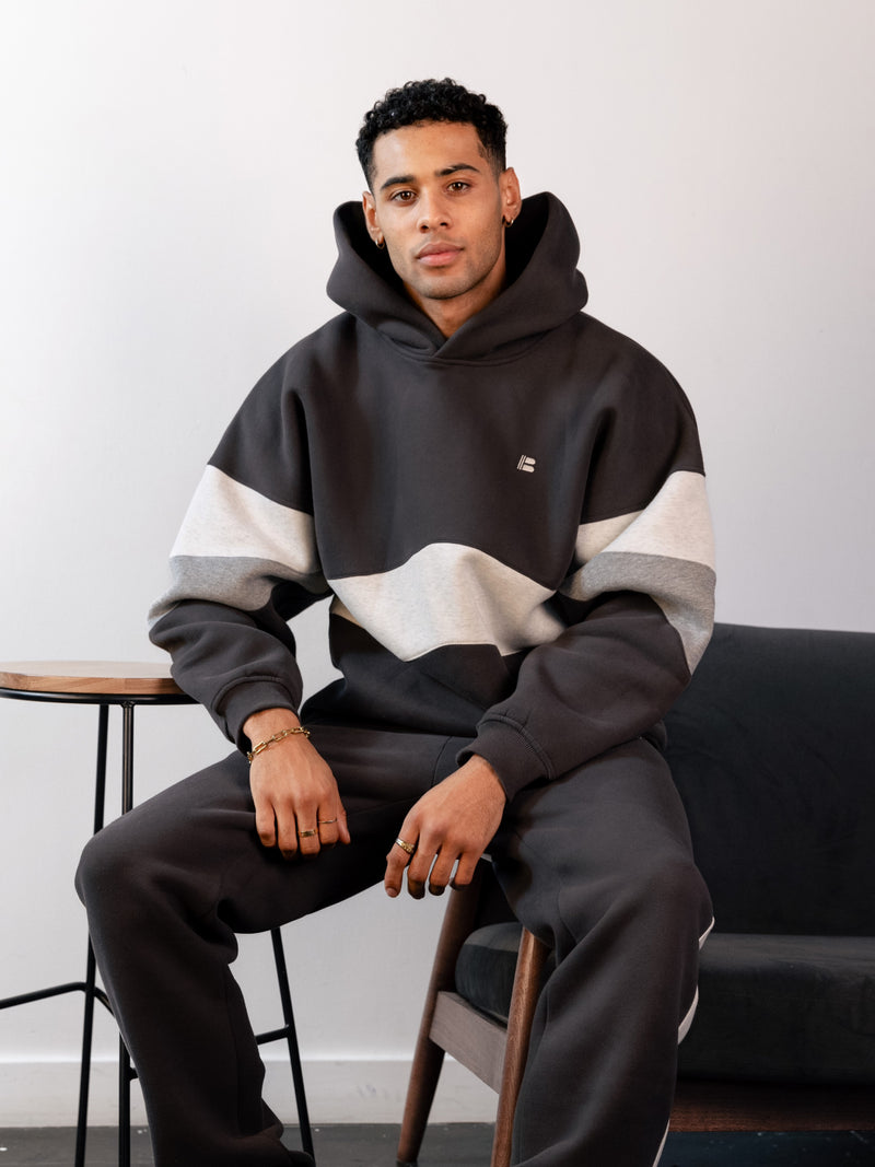 Panel Relaxed Sweatpants - Graphite