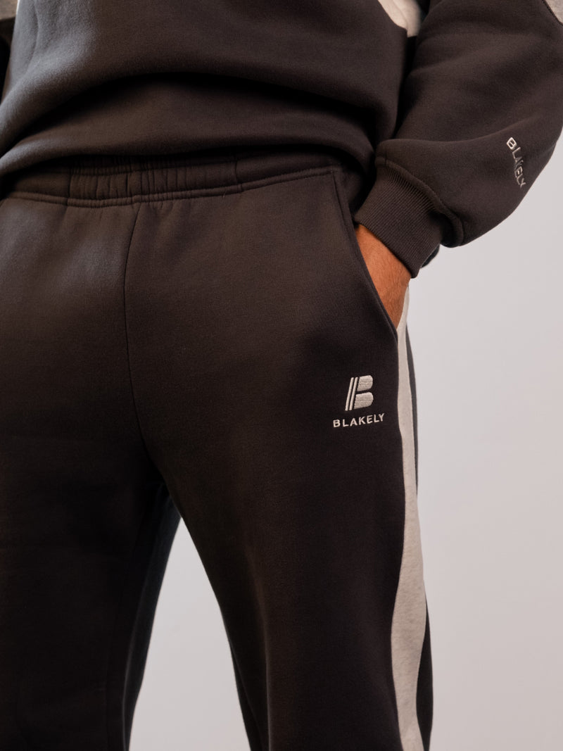 Panel Relaxed Sweatpants - Graphite