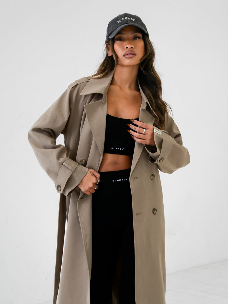 Buy Blakely Beige Amara Trench Coat Free delivery on orders over 70 Blakely Clothing